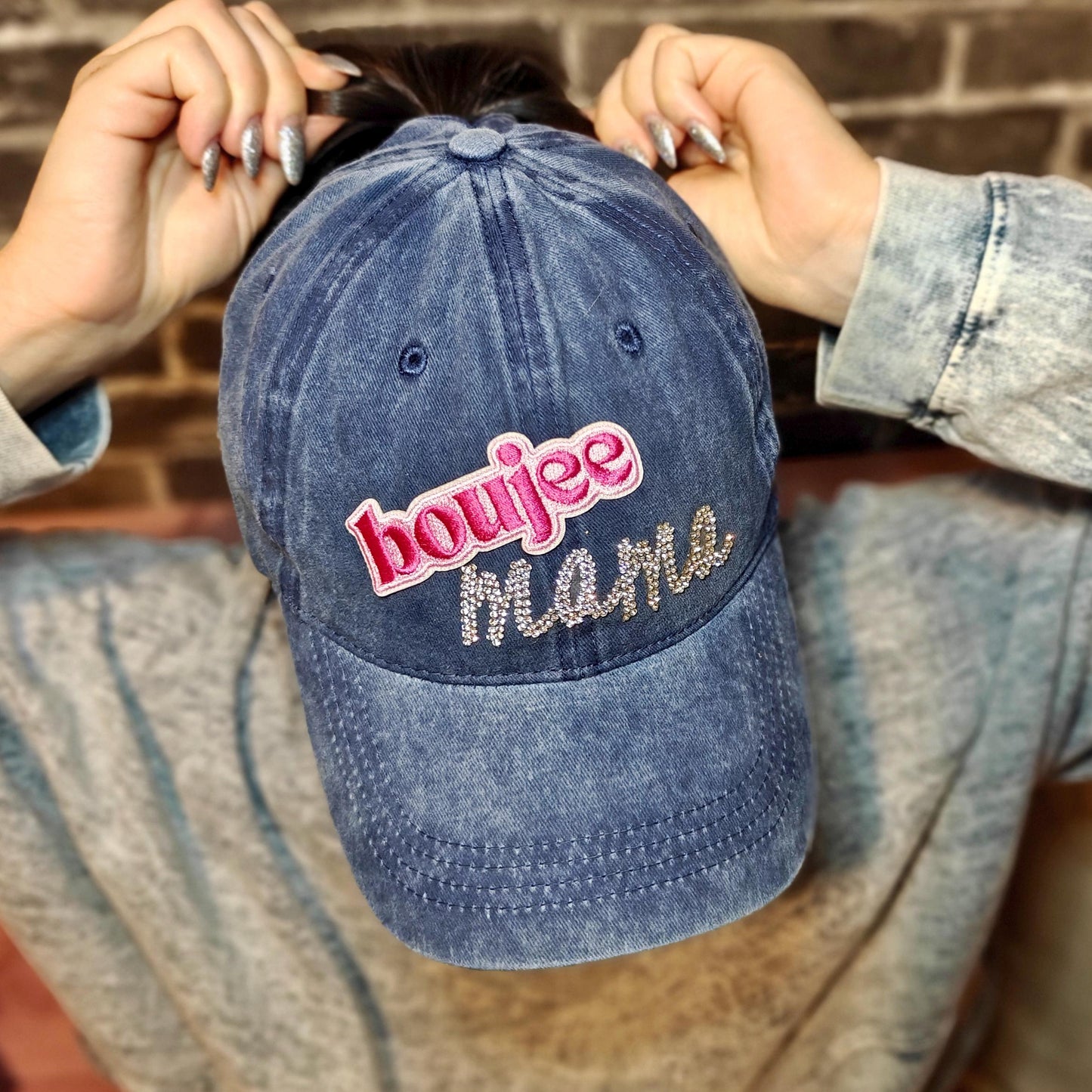 Bougee Mama Ponytail Cap
