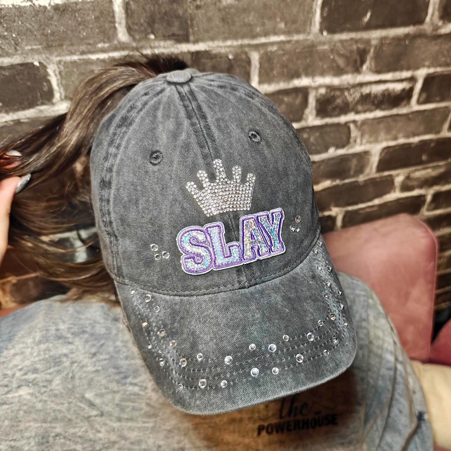 Slay Queen Ponytail Cap