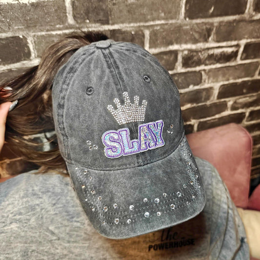 Slay Queen Ponytail Cap